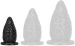 ToppedMonster Plug Strawberry S szilikon anál dildó 13x6, 8 cm fekete