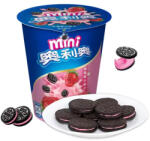 OREO Mini Roppanós Keksz Eper Ízű Töltelékkel 55g