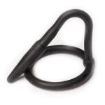 Sport Fucker Silicone Cock Plug - prémium fekete péniszdugó
