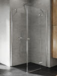 NEW TRENDY Kalibra cabină de duș 100x100 cm pătrat crom luciu/sticlă transparentă K-5032 (K5032)