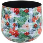  A. H. G. Flora kaspó arany tükröződésekkel kerek 14 x 15 x 11 cm Tropical