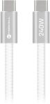 Forcell Cablu Forcell - F-Energy, USB-C/USB-C, 240W, 5A, 2 m, alb (5903396447464)