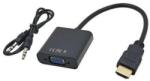 Spacer Cablu adaptor Spacer, HDMI tata - VGA+audio, 15cm (SPC-HDMI-VGA-03)