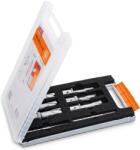 FEIN Set carote carbura Fein HM W, 12/14/16/18/20/22x50mm, 2 pini centrare 100mm (63127276020)