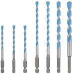 Bosch Set burghie pentru beton Bosch EXPERT HEX-9 Multi Construction, hexagonala, 5-10mm, 7 bucati (2608902371) Burghiu