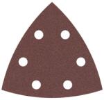 Bosch Foaie abraziva delta Bosch PRO F460, 6 gauri, 93x93mm, G180, 5 bucati (2608621688)
