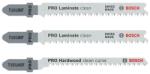 Bosch Set panze fierastrau pendular/vertical Bosch PRO Laminate, prindere T, 3 bucati (2608636429) Panza fierastrau