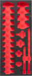 Milwaukee MLW - Insertie spuma goala 417x177 mm pentru tubulare lungi 3/8" [4932493389] (4932493389)