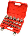 MAR-POL Set de chei tubulare 1/2" 12pt 8-36mm 21pcs 61320 (M58267) Set capete bit, chei tubulare