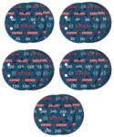 Bosch Disc abraziv Bosch EXPERT O780, 125mm, G560/80/120/180/240, 55 bucati (2608902429)