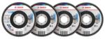 Bosch Set discuri lamelare slefuire multi-material Bosch X451, inclinat, 115x22.23mm, G40/60/80/120, 15 bucati (2608626161)