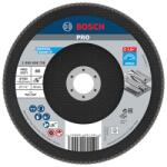 Bosch Disc lamelar slefuire otel/inox Bosch PRO X571, 180x22.23mm, G80 (2608606739)
