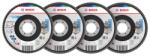 Bosch Set discuri lamelare slefuire multi-material Bosch X451, 115x22.23mm, G40/60/80/120, 15 bucati (2608626165)