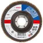 Bosch Disc lamelar slefuire otel Bosch X431 Standard for Metal, inclinat, 115x22.23mm, G40 (2608603652)