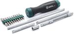 SATA Surubelnita cu clichet cu biti, PH/PZ/SL/TX/HEX, 26 piese (ST09343SJ) - constructii-mag Surubelnita