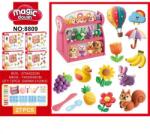 Man Yuk Toys Set de joacă cu plastilină - tarabă de legume cu accesorii (8809)