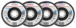 Bosch Set discuri lamelare slefuire multi-material Bosch X451, incliant, 125x22.23mm, G40/60/80/120, 15 bucati (2608626162)