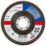 Bosch Disc lamelar slefuire otel Bosch X431 Standard for Metal, inclinat, 115x22.23mm, G60 (2608603653)