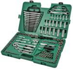 SATA Trusa capete chei tubulare Sata, 1/4", 3/8", 1/2", accesorii, 150 piese (ST09510SJ) - bricolaj-mag Trusa unelte