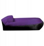 AGA Felfújható táska Lazy Bag 230x70 cm Fekete/Lila (DS442-VIO)