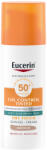 Eucerin Sun Oil Control napozó krém-gél arcra SPF50+SZíNEZETT Medium 50ml