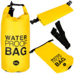 Malatec Vízálló vitorlazsák, Szorosan záródó vízálló hátizsáh vizi sportokhoz, 10 Liter,