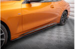 Maxton Design BMW G22 G23 M-pack/M440i 2020- Maxton Design lakkozott fekete küszöb spoiler V4