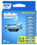 Gillette Mach3 csere borotvabetét 8 db (4987176300492)
