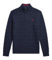Ralph Lauren Pulóverek LS HZ-SWEATER-PULLOVER Tengerész 18 / 20 Jahre