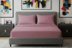Alvásstúdió Jersey gumis lepedő Rosenholz 180-200x200 cm - alvasstudio