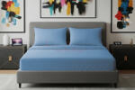 Alvásstúdió Jersey gumis lepedő Blau 90-100x200 cm - alvasstudio