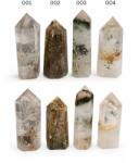  Obelisc Cuart cu Clorit (Cuart Shamanic) 1 Varf 43-91x14-32x20-33 mm 1 Buc