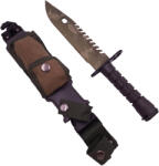 Depox Cutit de vanatoare DEPOX®, Jungle Blade, 32.5 cm, camuflaj, teaca inclusa (2410)