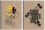 Beniamin Spirálos Jegyzetfüzet A4/80K kockás Mickey Mouse Kraft /Beniamin (5904441100860)
