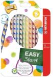 STABILO EasyColors 12 darabos színes ceruza balkezesnek, hegyezővel (STA_0331120)
