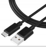 Tactical sima menetű kábel Usb-a/usb-c 1 m, fekete (57983104149)