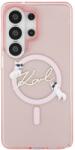 KARL LAGERFELD Husa Karl Lagerfeld IML KC Script cu MagSafe compatibila cu Samsung Galaxy S26 Ultra, Roz (3666339612665)