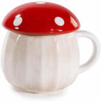 Decorer Cana cu capac ceramica multicolora Ciupercuta Ø 11, 5 cm x 12.5 H, 600 ml (A71.51.50)