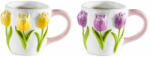 Decorer Set 2 cani ceramica Lalele Ø 9 cm x 9, 5 H, 350 ml (A71.52.94)