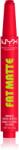 NYX Cosmetics Fat Matte balsam de buze cu efect matifiant Fuzzy Flame 2 g