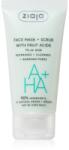 Ziaja Face Mask + Scrub with Fruit Acids peeling maszk 55 ml