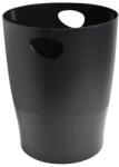 EXACOMPTA Papírkosár, 15 liter, PP, EXACOMPTA Ecobin Economy , fekete (EX453014D)