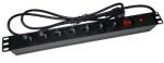 ALANTEC PZ071U power extension 1.8 m 7 AC outlet(s) Indoor Black