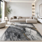 Nílus Modern szőnyeg Monaco Lux 4759 Szürke-Arany 240x330cm