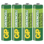 GP Batteries 1.5V Greencell ceruza (AA) elem (4db/zsugor) (B1220) (B1220)