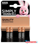 Duracell Elem mikro DURACELL Basic MN2400 AAA 4-es