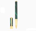 S.T. Dupont Initial Géode Green rollerball toll - zöld lakkozott, aranyozott kivitel (272036)