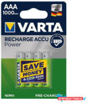 VARTA Akkumulátor mikro VARTA Power AAA előtöltött 4x1000 mAh