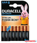 Duracell Elem mikro DURACELL Optimum AAA 8-as