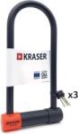 Kraser U-Lock Kraser KR120L motorkerékpár zár - Ø18 mm, Szélesség 120 mm (ED986)